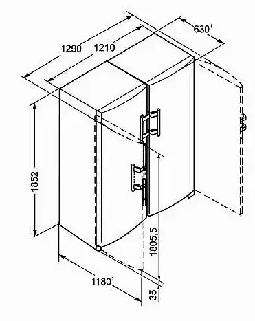 Холодильник Liebherr SBS 7253 Premium NoFrost