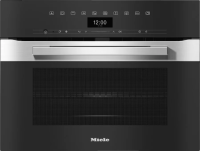 Компактный духовой шкаф с СВЧ Miele H7440BM EDST/CLST