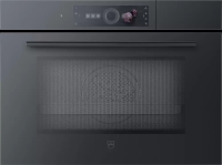 Встраиваемый комбинированный паровой шкаф V-ZUG CombiSteamer V6000 45M CSM6T-23041 (черное стекло)