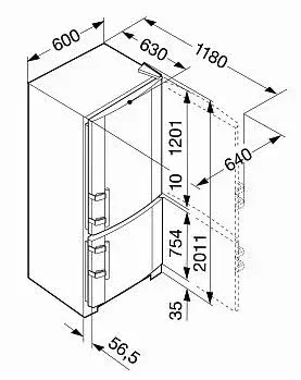Холодильник Liebherr CNPesf 4003 Comfort NoFrost
