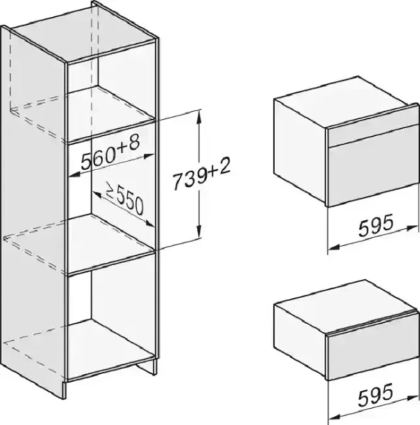 Встраиваемая пароварка Miele DGC 7845X GRGR