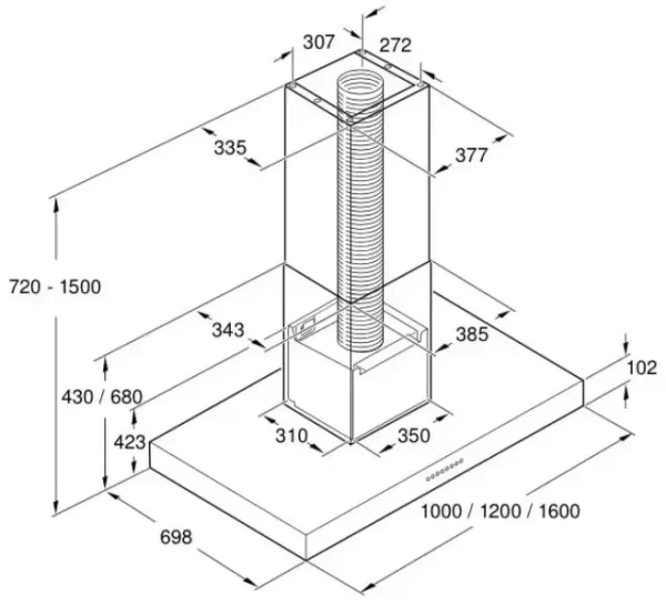 Вытяжка Gaggenau AL 442-160
