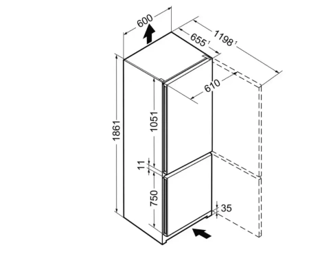 Холодильник Liebherr CNkw 4313 NoFrost