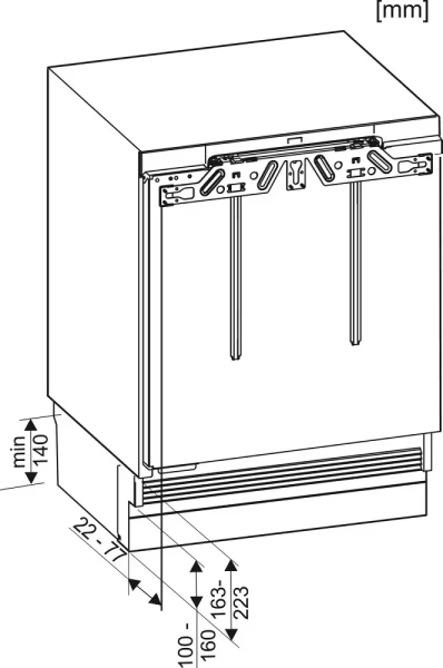 Встраиваемый морозильник Miele F 31202 Ui-1
