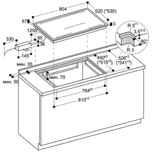 Варочная панель Gaggenau CX 480-111