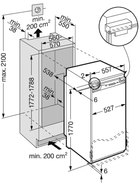 Холодильник Liebherr IKB 3660 PremiumPlus BioFresh