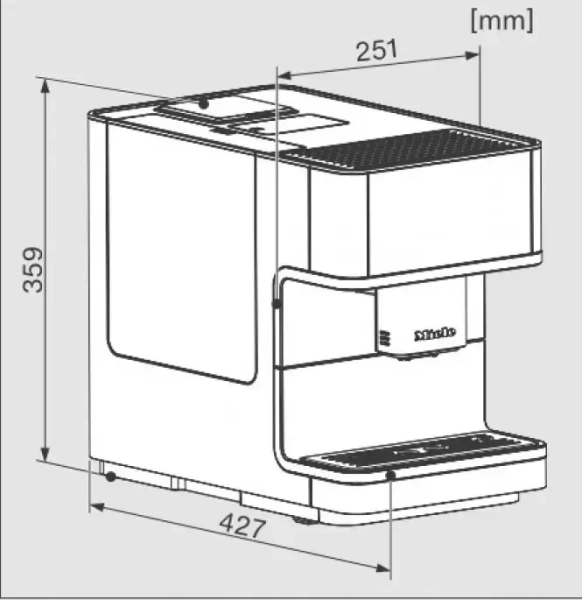 Кофемашина Miele CM 6360 OBCM