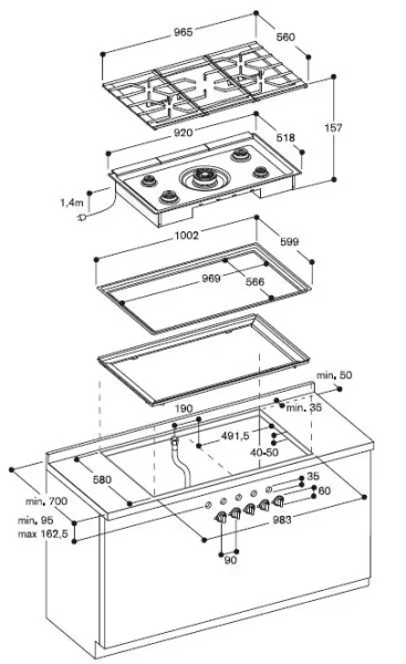 Варочная панель Gaggenau CG 492-210