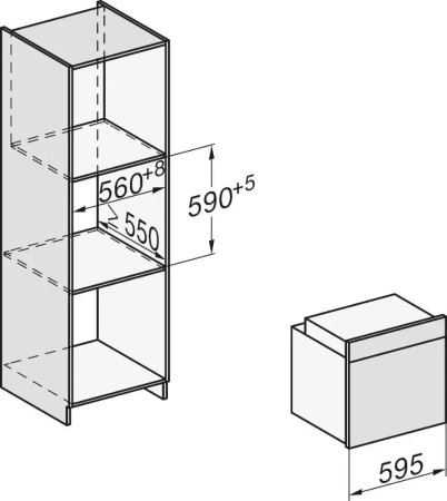 Зависимый духовой шкаф Miele H 2455 I ACTIVE