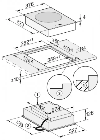 Комби-панель Miele CS7641 FL