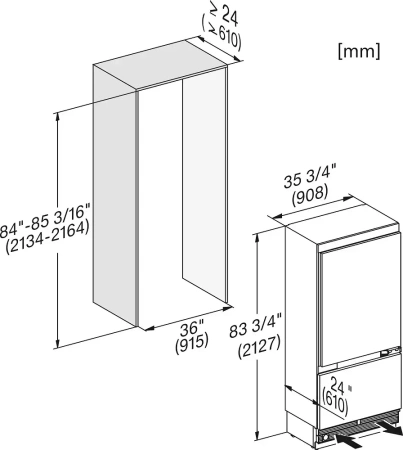 Встраиваемый холодильник Miele KF 2902 Vi MasterCool