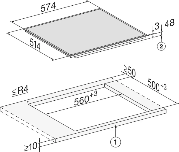Варочная панель Miele KM 7001 FR