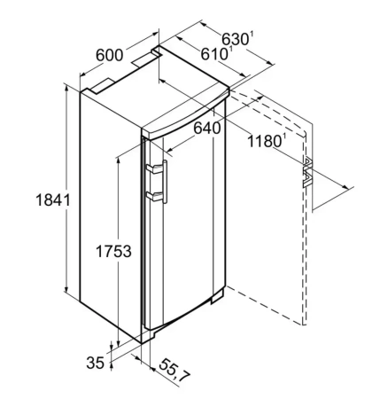 Морозильник Liebherr GN 3023 Comfort NoFrost