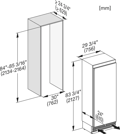 Встраиваемый холодильник Miele K 2802 Vi MasterCool