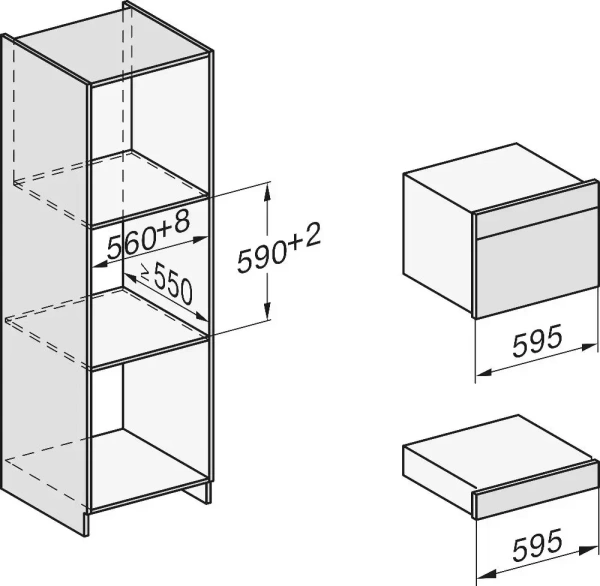 Встраиваемый подогреватель Miele ESW 7010 Pearlbeige