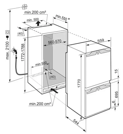 Холодильник Liebherr ICN 3376