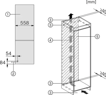 Встраиваемый холодильник Miele KFN 7714 F