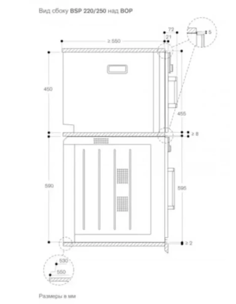 Встраиваемая пароварка Gaggenau BSP220111