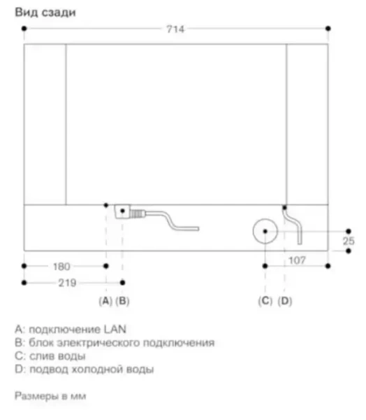 Комбинированный духовой шкаф-пароконвектомат Gaggenau BS485112