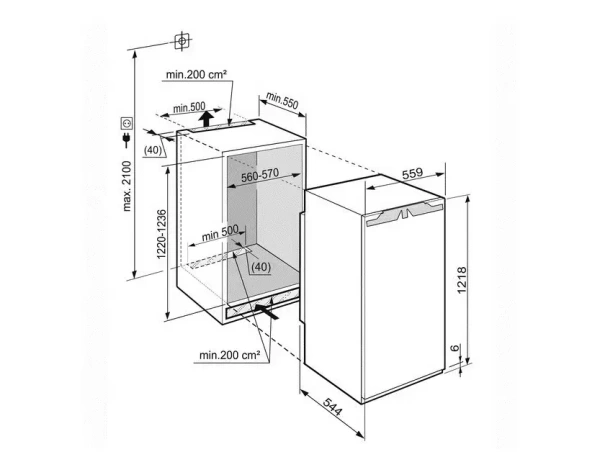 Встраиваемый холодильник Liebherr IKB 2350 Premium