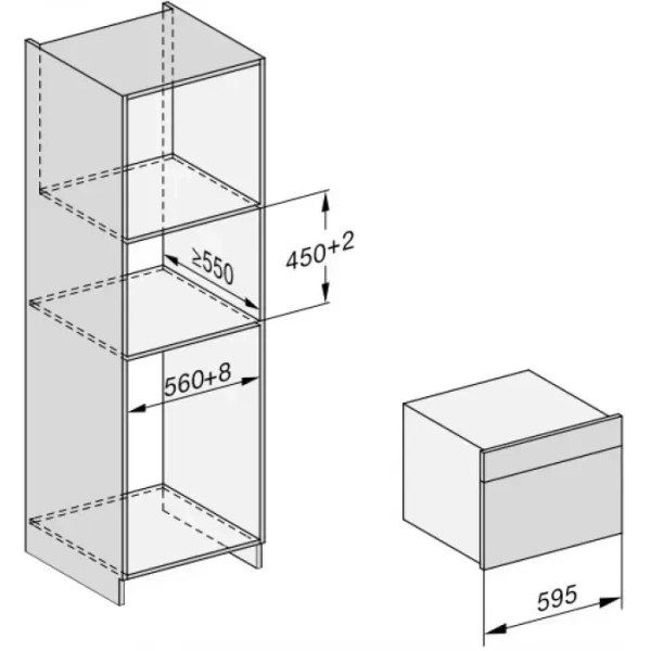Встраиваемая пароварка Miele DG2840 EDST/CLST