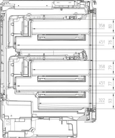 Встраиваемый винный шкаф Miele KWT 6321 UG OBSW