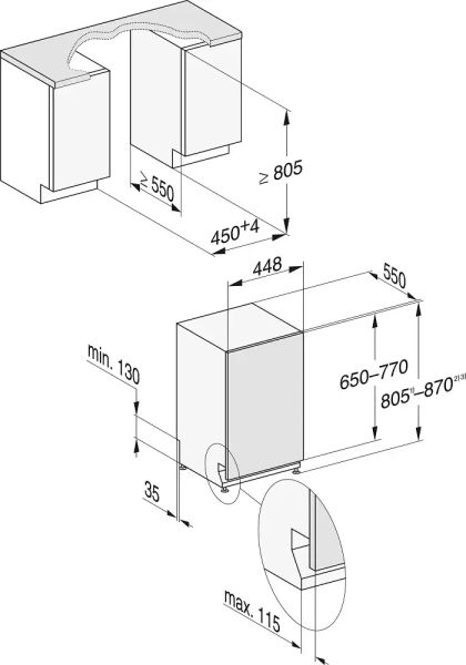 Встраиваемая посудомоечная машина Miele G 5590 SCVi SL Active