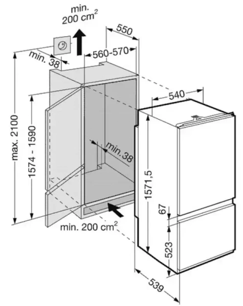 Холодильник Liebherr ICUS 2913 Comfort