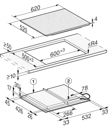 Варочная панель Miele KM 7867-1 FL