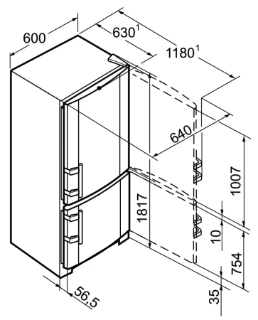 Холодильник Liebherr CNPesf 3513 Comfort NoFrost