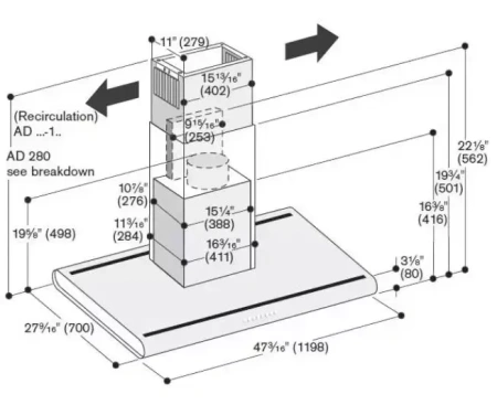 Вытяжка Gaggenau AI 280-120