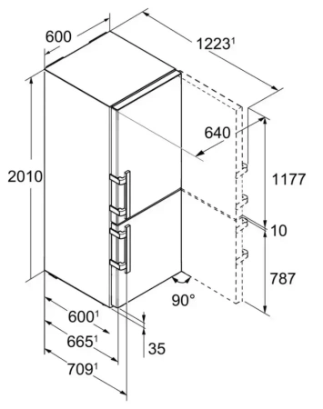 Холодильник Liebherr CBNef 4835