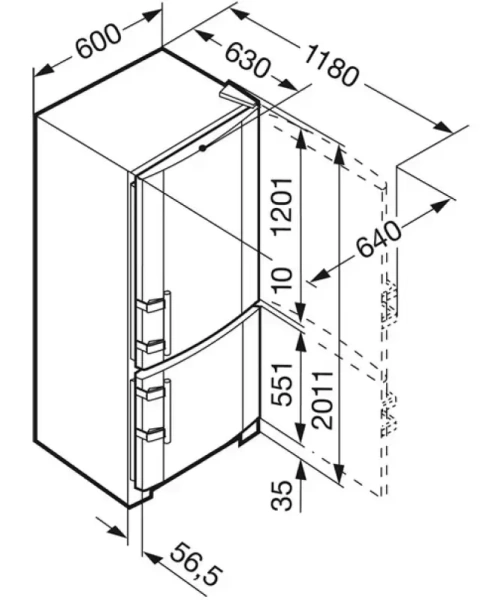 Холодильник Liebherr CBP 3613 Comfort BioFresh