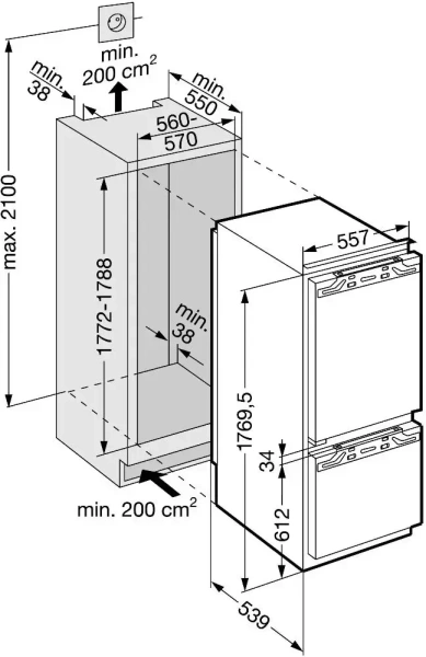 Холодильник Liebherr IKV 3214 Comfort