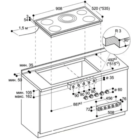 Варочная панель Gaggenau VI 491-110