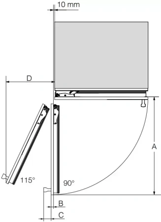 Встраиваемый морозильник Miele F 2813 Vi MasterCool