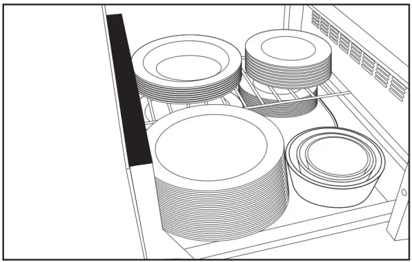 Встраиваемый подогреватель посуды Miele ESW 7030 OBSW