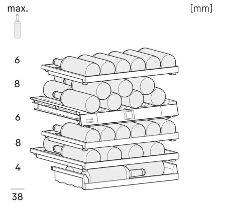 Встраиваемый винный шкаф Liebherr UWpri 3762 Vinidor Selection