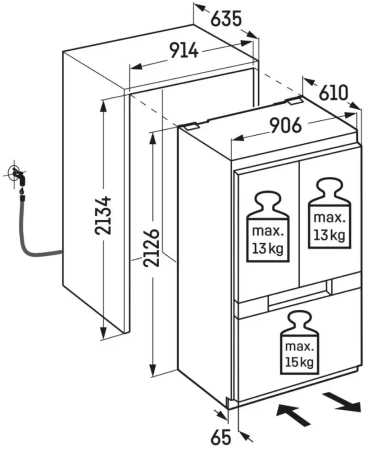 Встраиваемый холодильник Liebherr ECBNei 9972 BioFresh NoFrost
