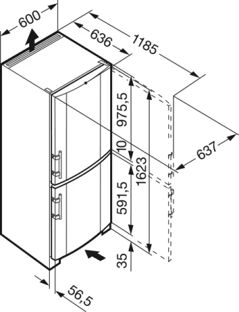 Холодильник Liebherr CUPsl 2901 Comfort