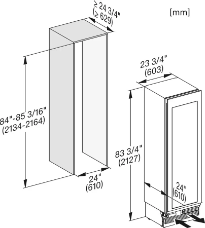 Встраиваемый винный шкаф Miele KWT 2672 VIS MasterCool
