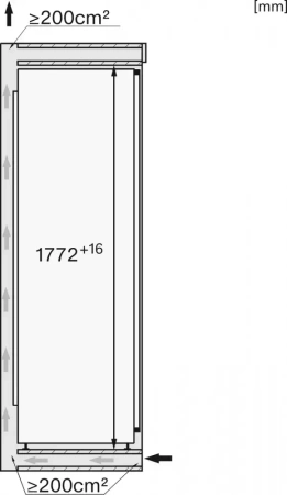Встраиваемый холодильник Miele K 7747 D