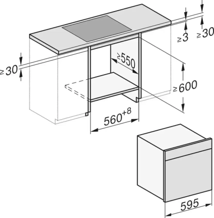 Встраиваемая пароварка Miele DGC 7865 OBSW