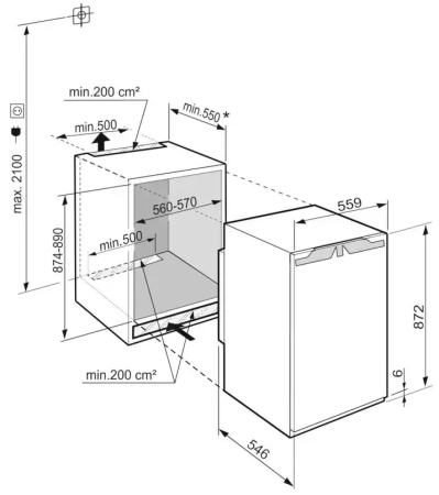 Встраиваемый холодильник Liebherr IRd 3951 Prime