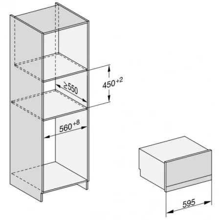 Встраиваемая пароварка с СВЧ Miele DGM7840 GRGR