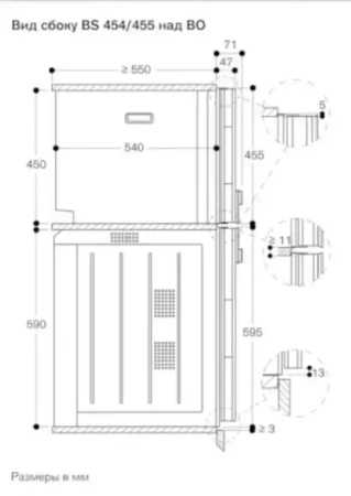 Комбинированный духовой шкаф-пароконвектомат Gaggenau BS454101