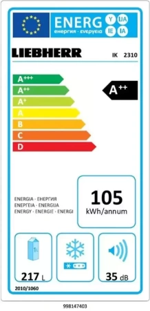 Встраиваемый холодильник Liebherr IK 2310 Comfort