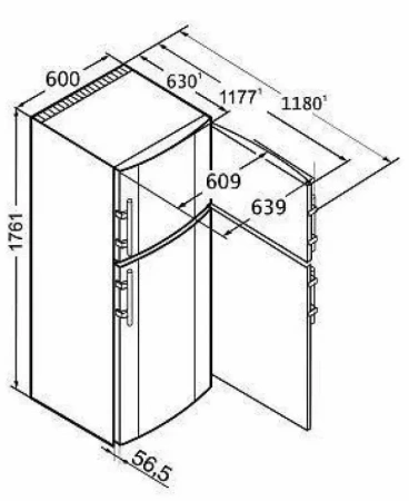 Холодильник Liebherr CTP 3316 Comfort