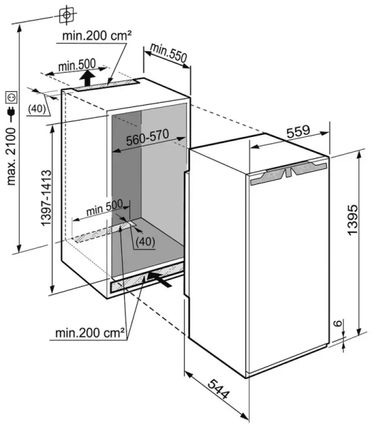 Встраиваемый холодильник Liebherr IKB 2754 Premium