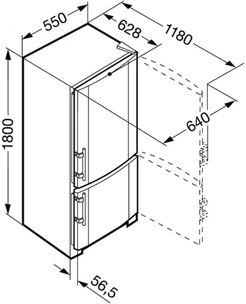 Холодильник Liebherr CNesf 3033 Comfort NoFrost